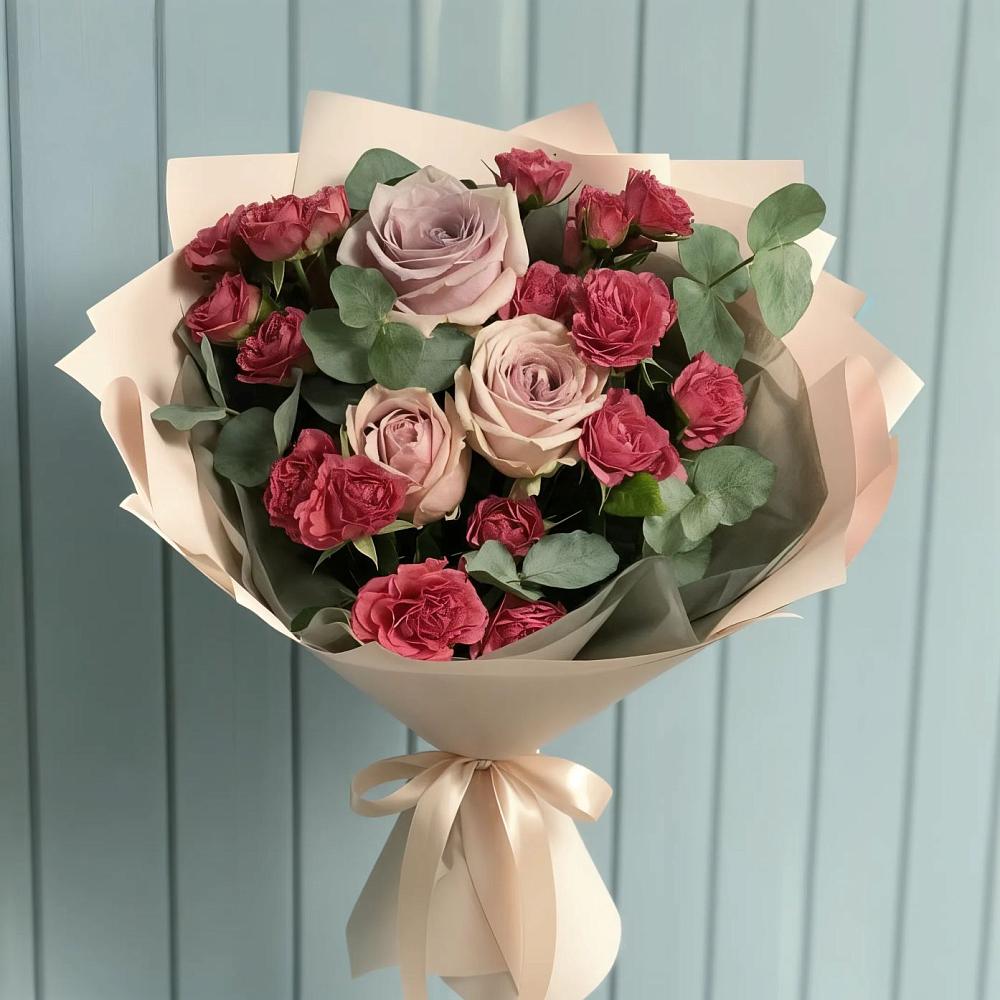 Букет цветов из: Гвоздики и Розы в Стародубе