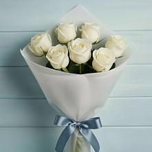 Букет 7 Белых роз Эдлесс Лав #REPLACE_PRED# Стародубе