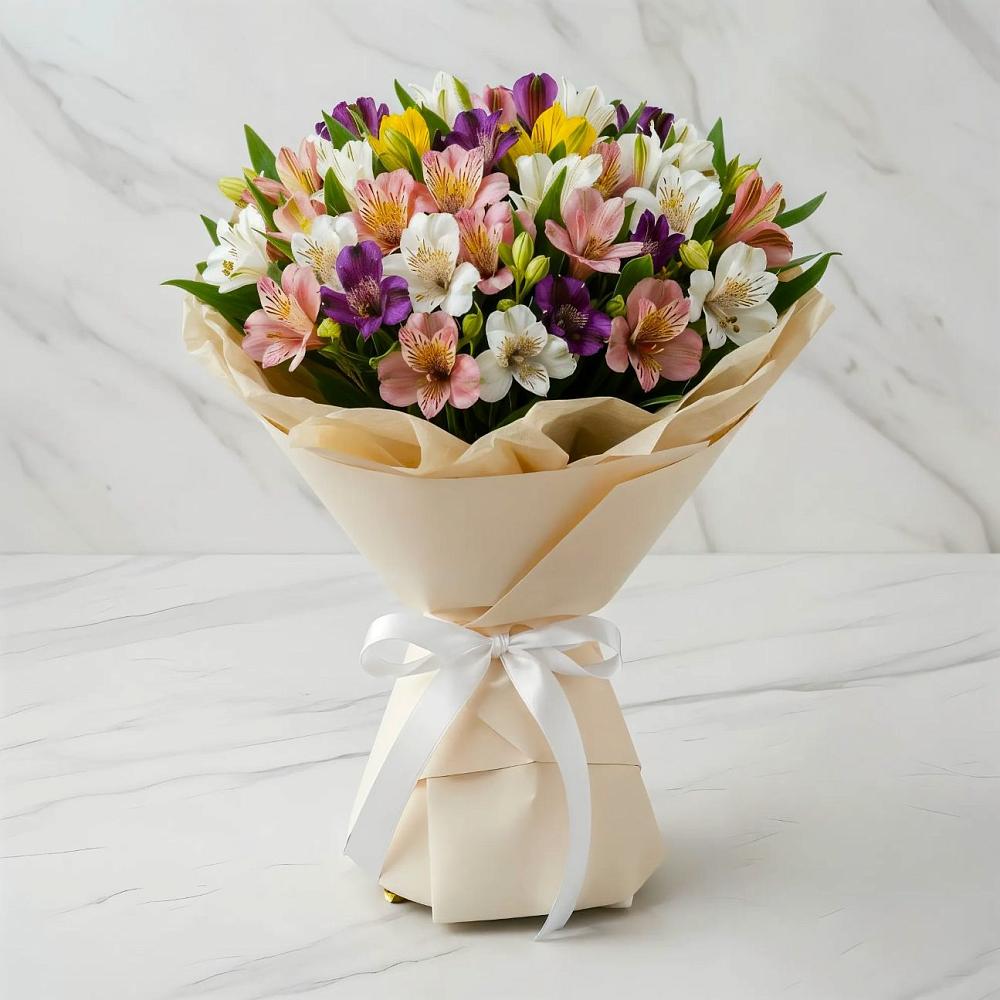 Букет цветов из: Альстромерии в Стародубе