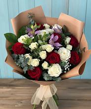 Букет цветов из:  Розы и Альстромерии в Стародубе