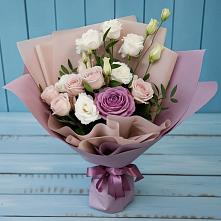 Букет цветов из:  Розы и Лизиантусы в Стародубе