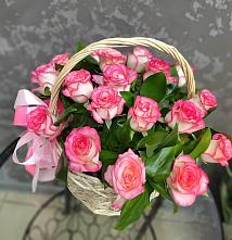 Цветочная композиция из Розы в корзине #REPLACE_PRED# Стародубе