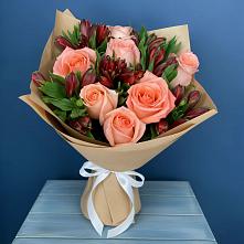 Букет цветов из:  Розы и Альстромерии в Стародубе